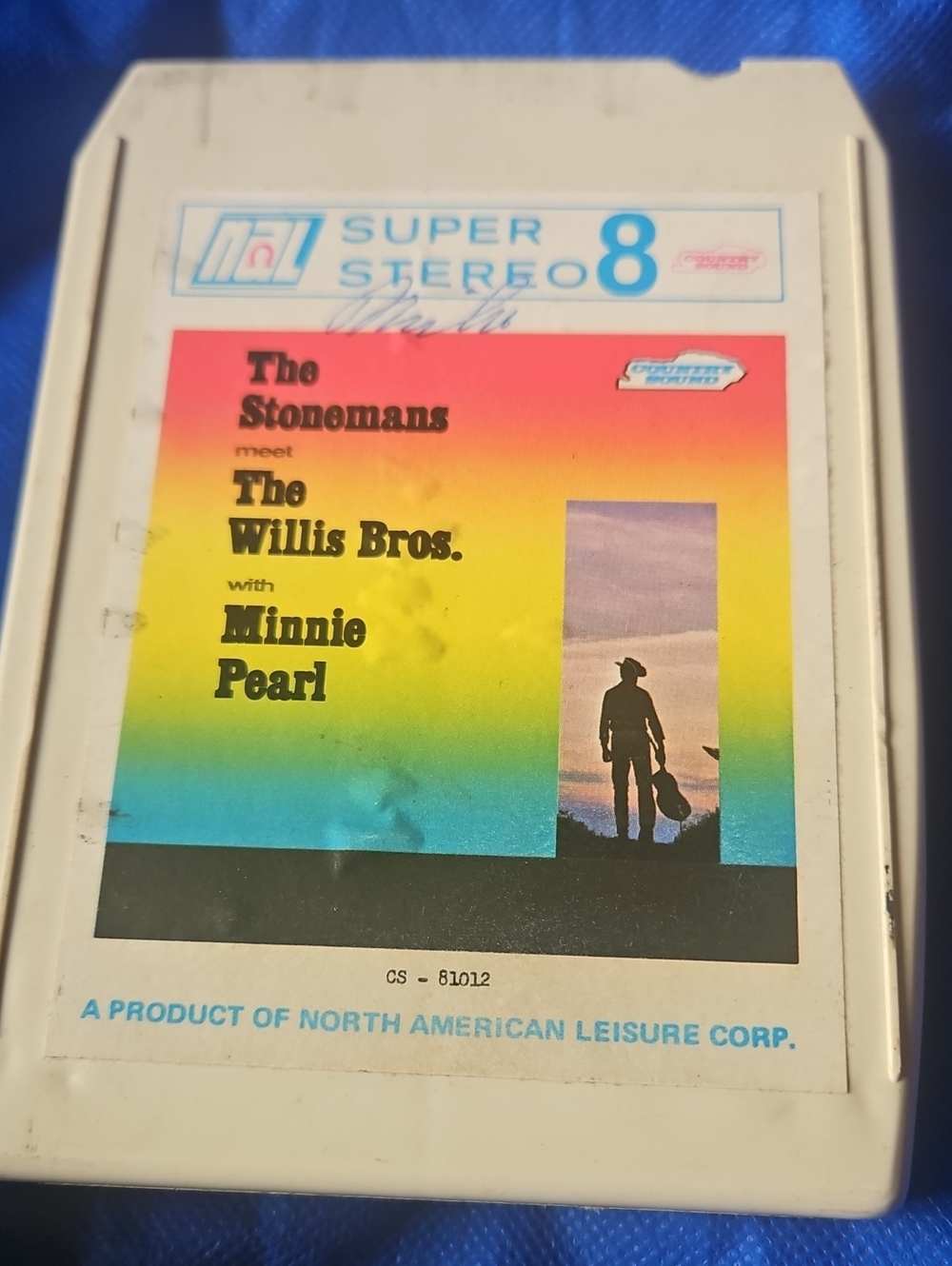 🌟3/$25🌟 8-track tape "The Stonemans meet The Willis Bros. with Minnie Pearl"